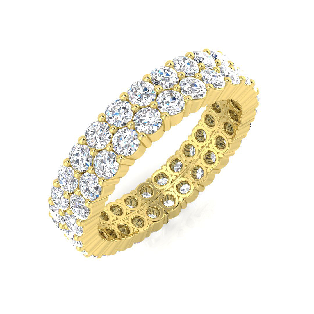 18ct Yellow Gold 2.93ct G SI1 Diamond Ring