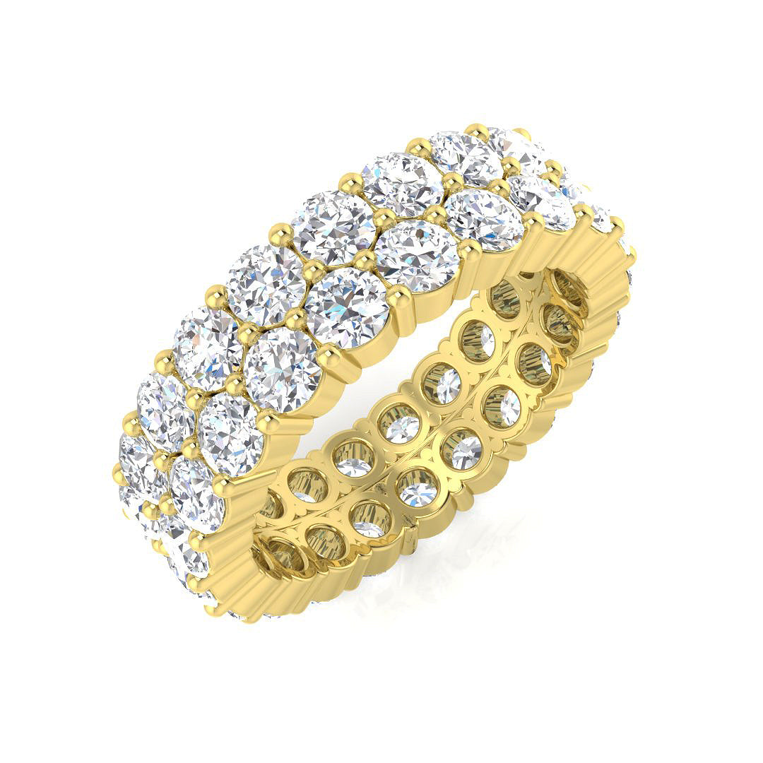 18ct Yellow Gold 4.93ct G SI1 Diamond Ring