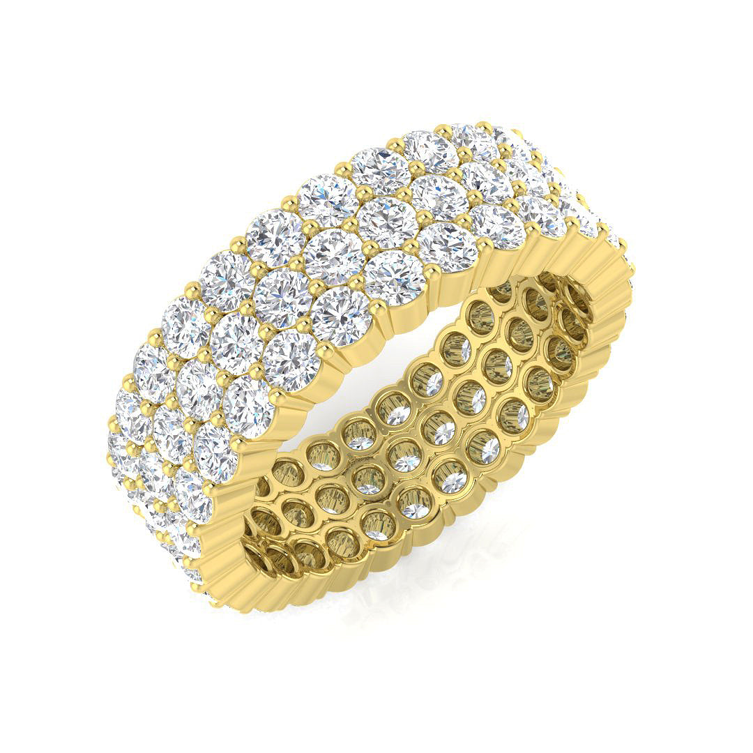 18ct Yellow Gold 3.62ct G SI1 Diamond Ring