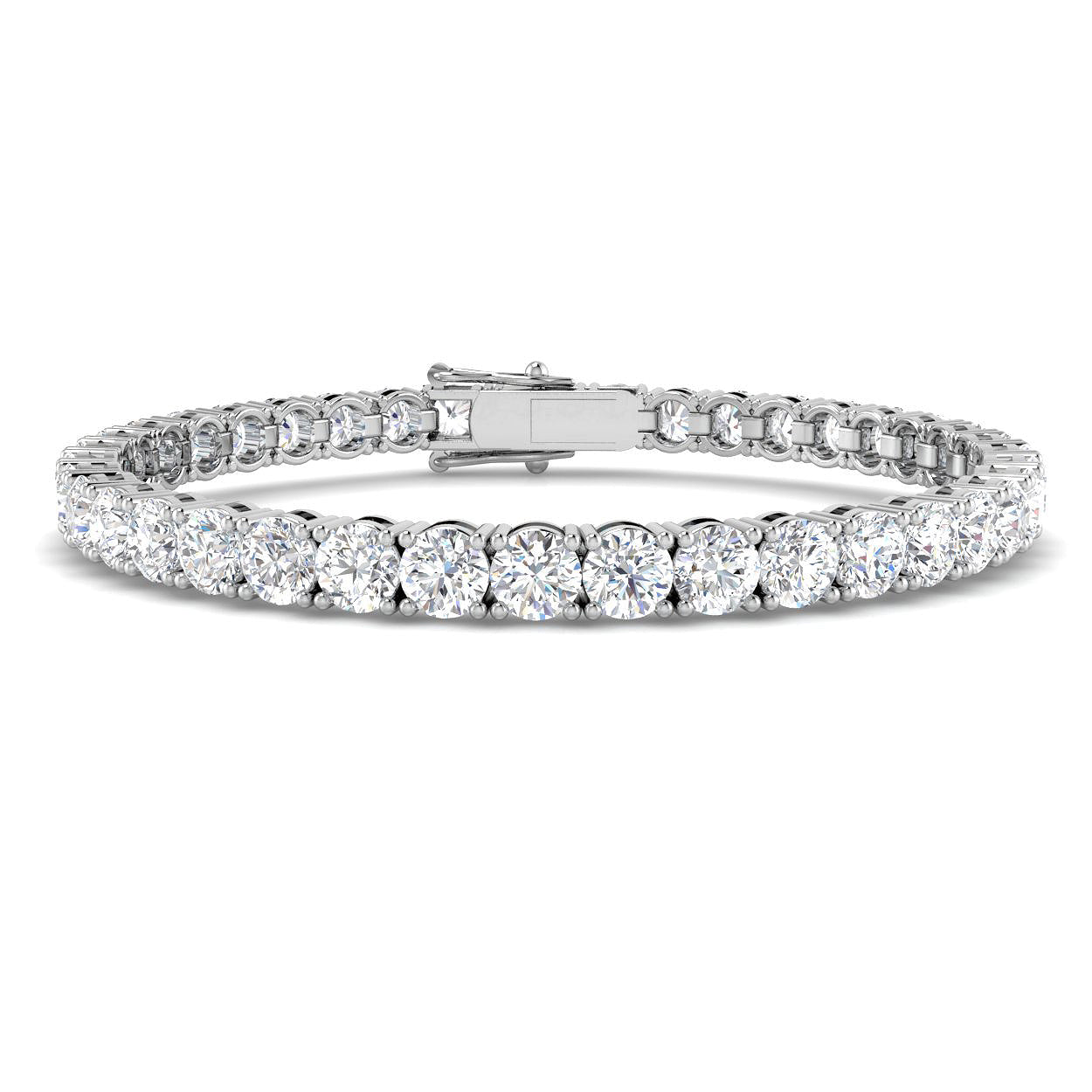 18ct White Gold 14.43ct G SI2 Diamond Bracelet