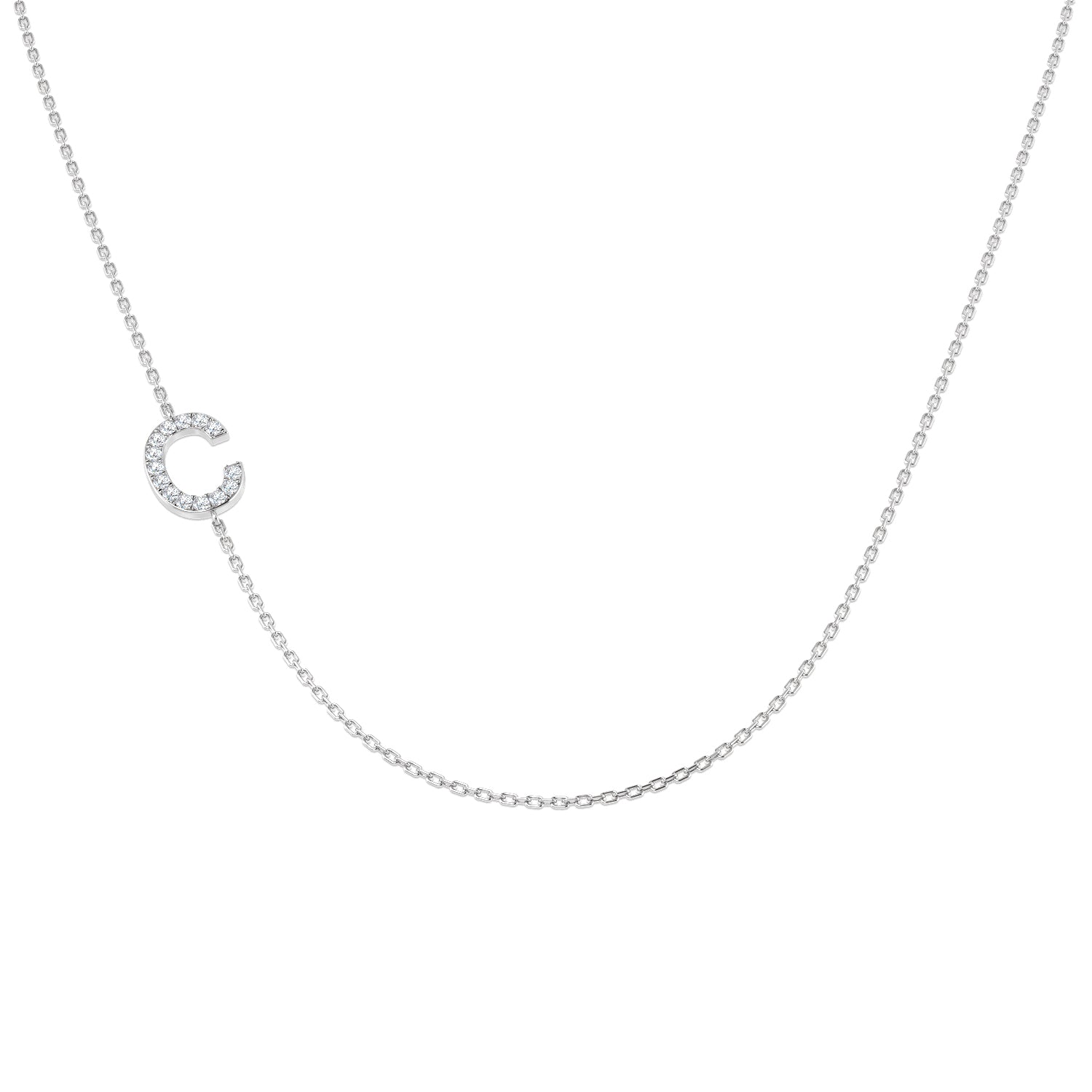 Platinum 0.10ct G SI2 Diamond Necklace