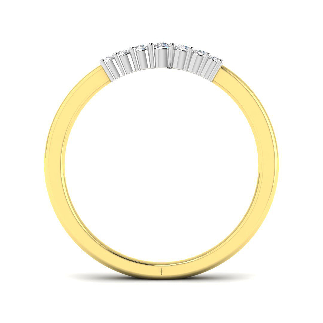 9ct Yellow Gold 0.12ct G SI2 Diamond Ring