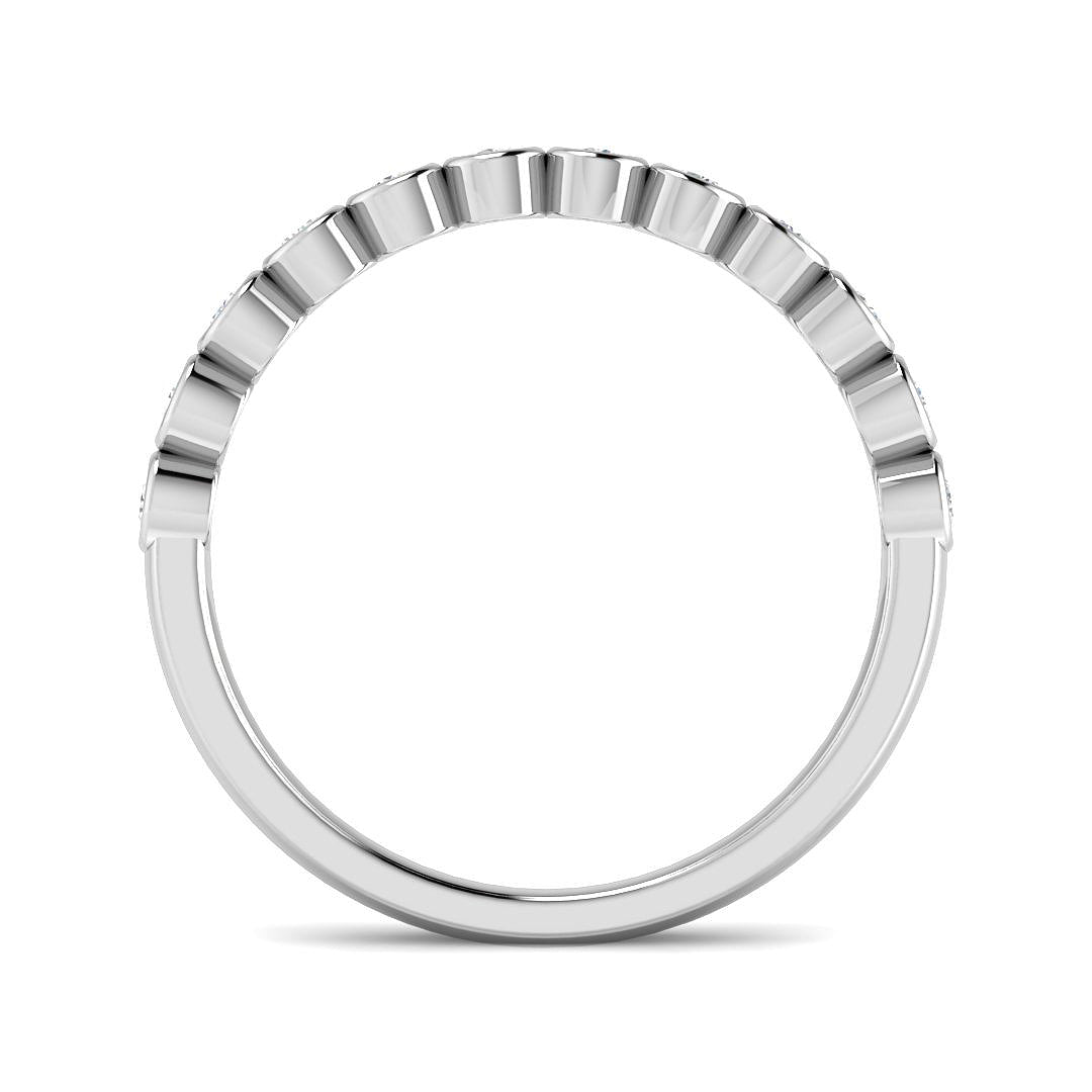 9ct White Gold 0.23ct Laboratory Grown CVD Ring