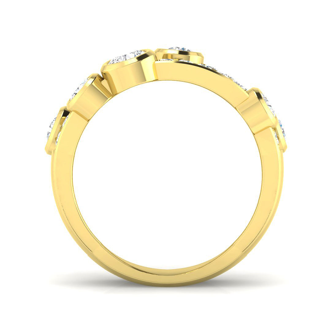 9ct Yellow Gold 1.75ct Laboratory Grown CVD Ring