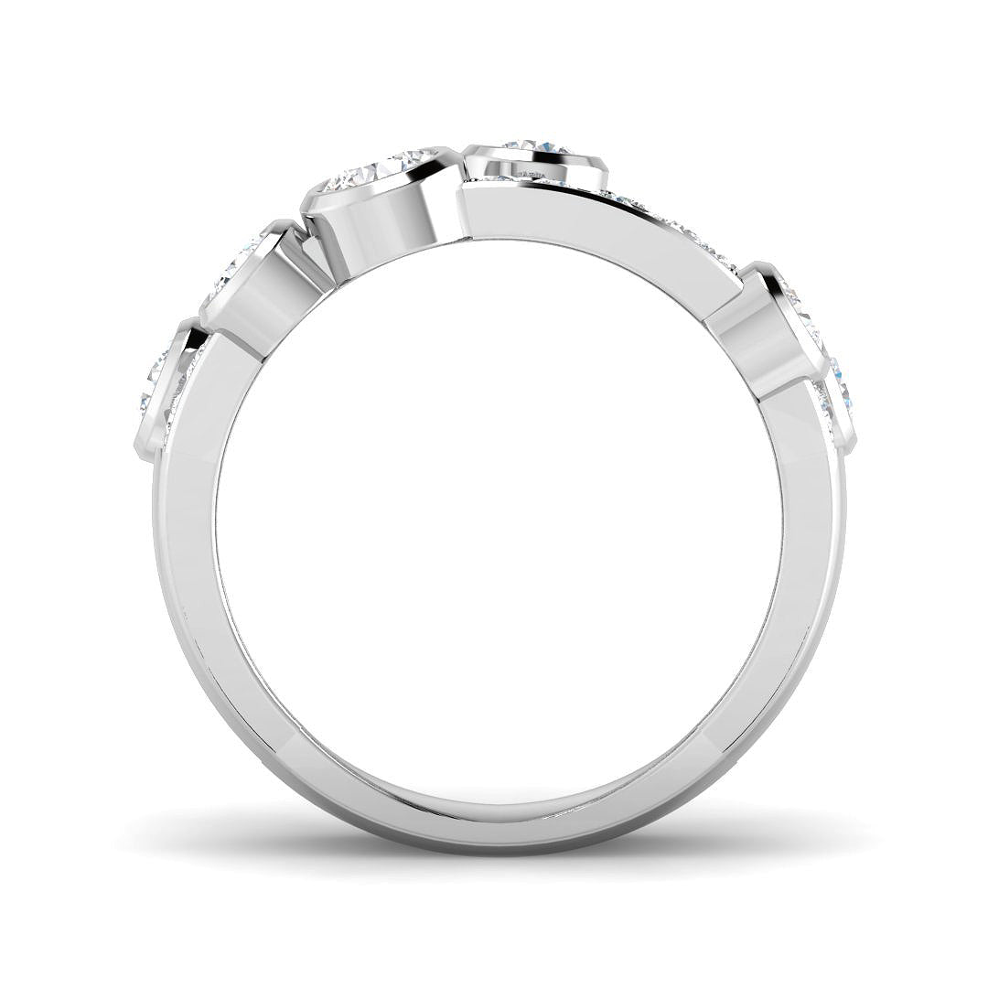 9ct White Gold 1.75ct Laboratory Grown CVD Ring