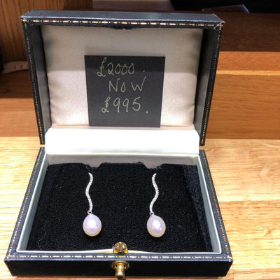 Pearl and Diamond Earrings only £995 ❗❗❗❗❗❗