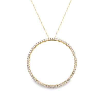 Yellow Gold Diamond Necklace