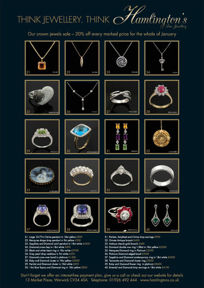 January Sale, Think Jewellery Think Hamlingtons