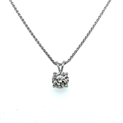 Diamond Solitaire Pendant