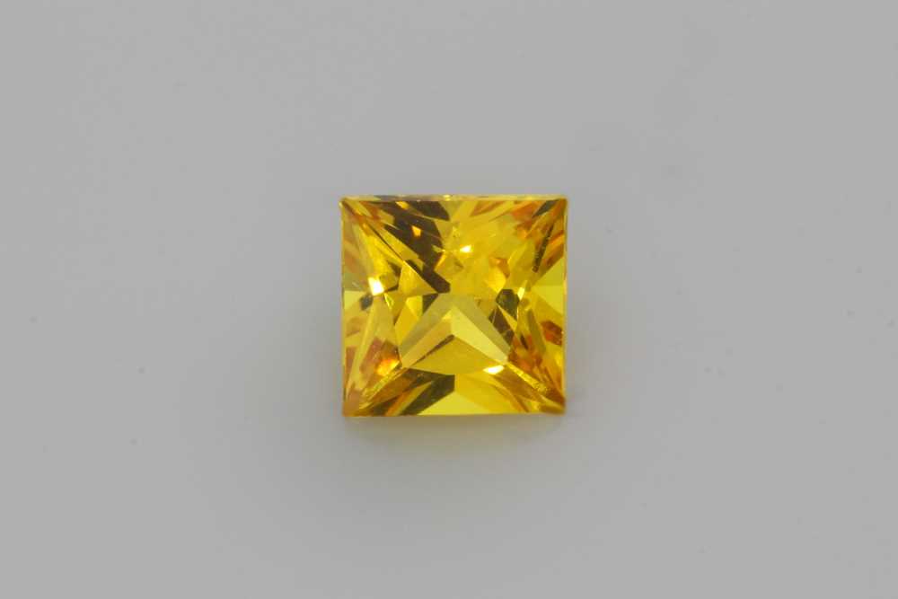 Yellow Sapphire Princess gemstone