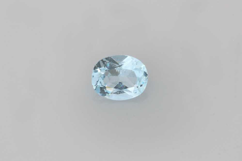 Sky B Topaz Oval gemstone