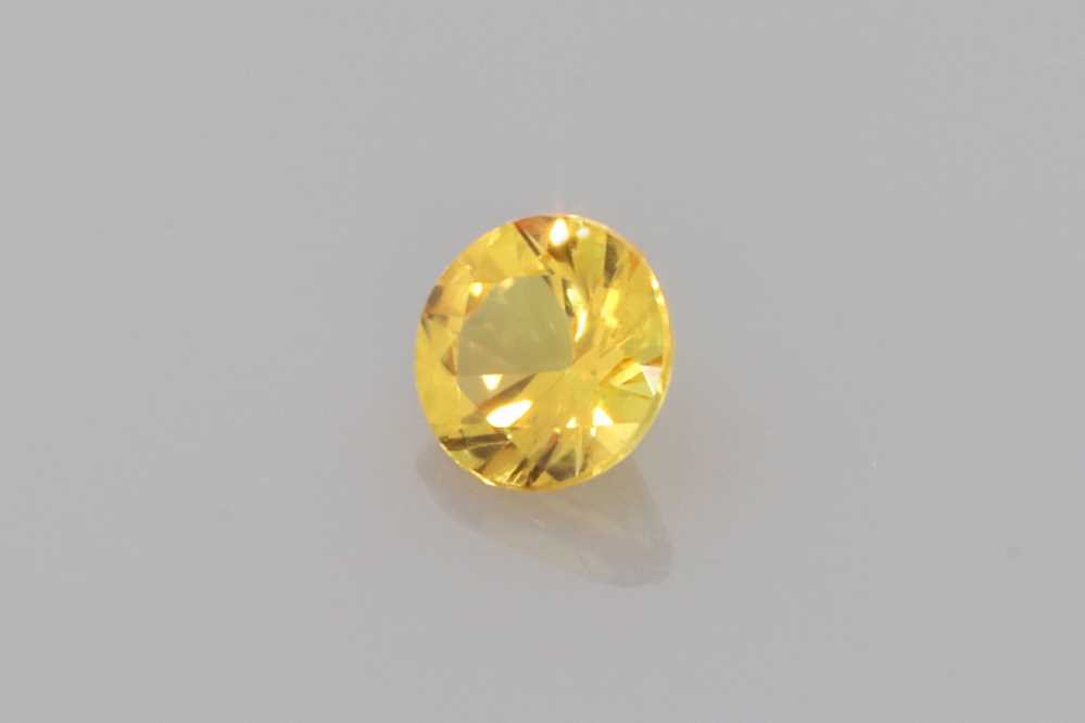 Yellow Sapphire Diamond Cut (D/C) gemstone image 3