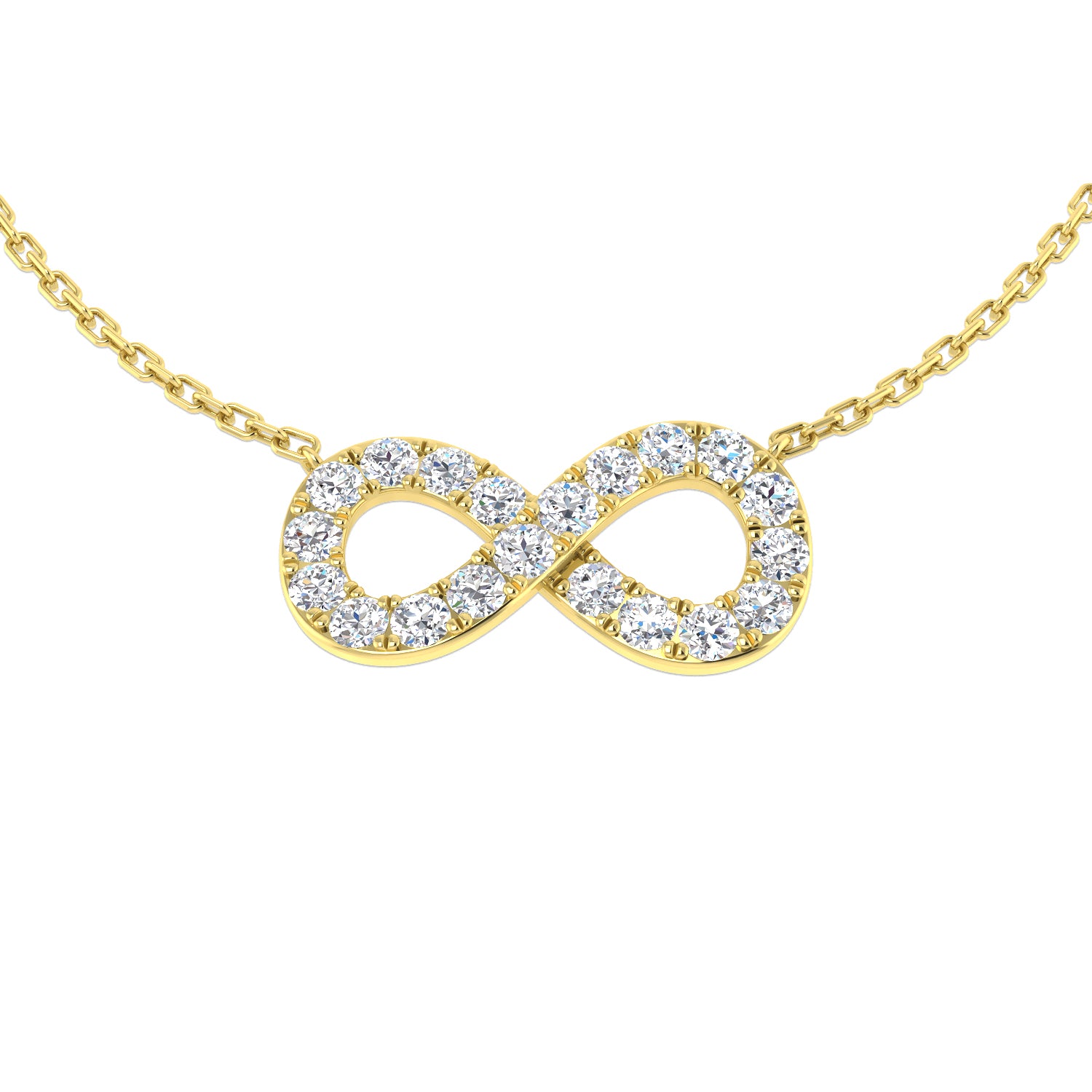 9ct Yellow Gold 0.52ct Laboratory Grown CVD Pendant