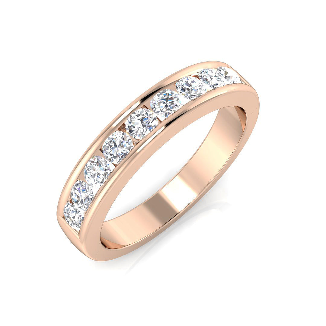9ct Rose Gold 0.45ct G SI2 Diamond Ring