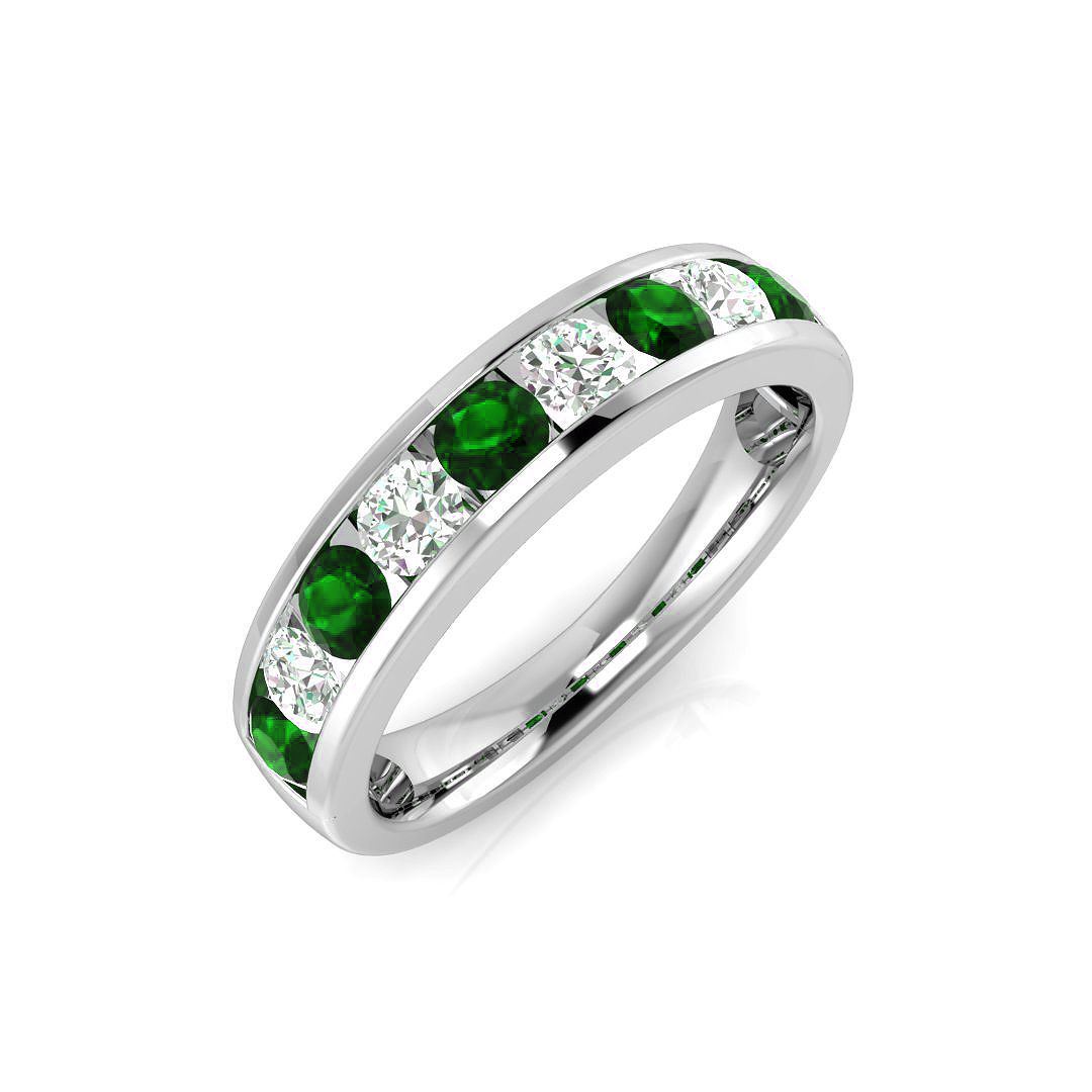 Platinum 0.46ct G SI1 Diamond Ring