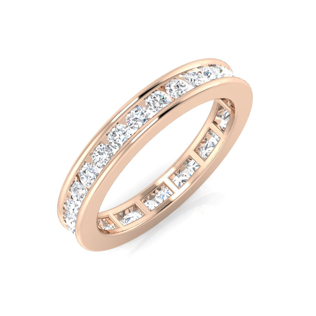 18ct Rose Gold 1.00ct G SI1 Diamond Ring