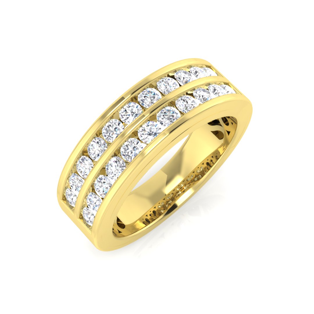 18ct Yellow Gold 0.73ct G SI1 Diamond Ring