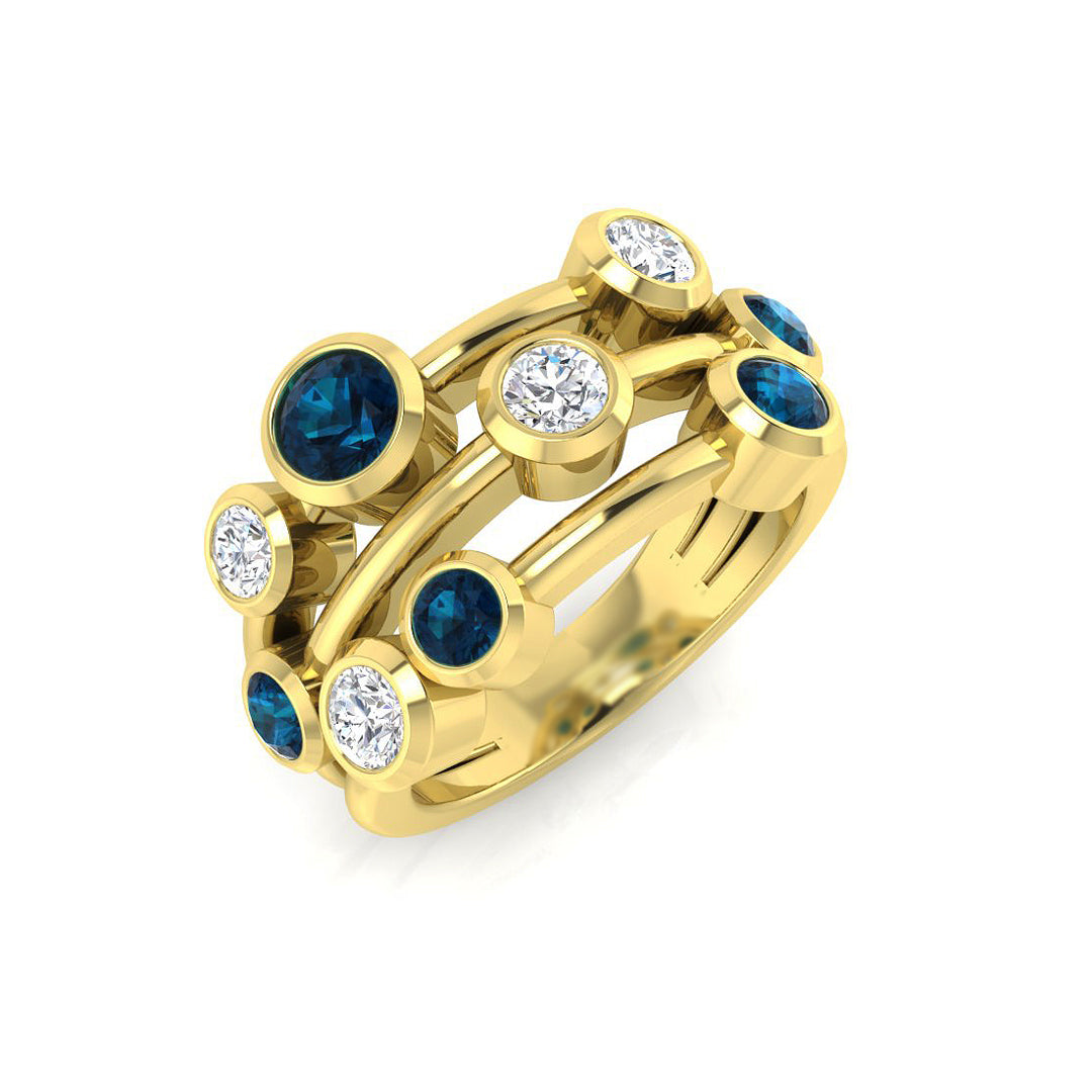 9ct Yellow Gold 1.65ct G SI2 Diamond Ring