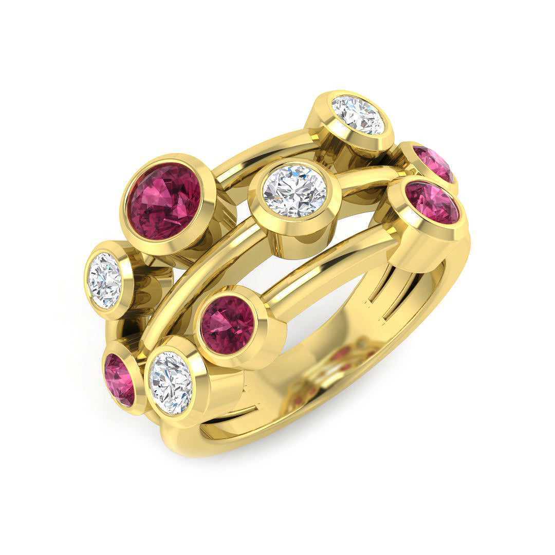 9ct Yellow Gold 1.60ct G SI2 Diamond Ring