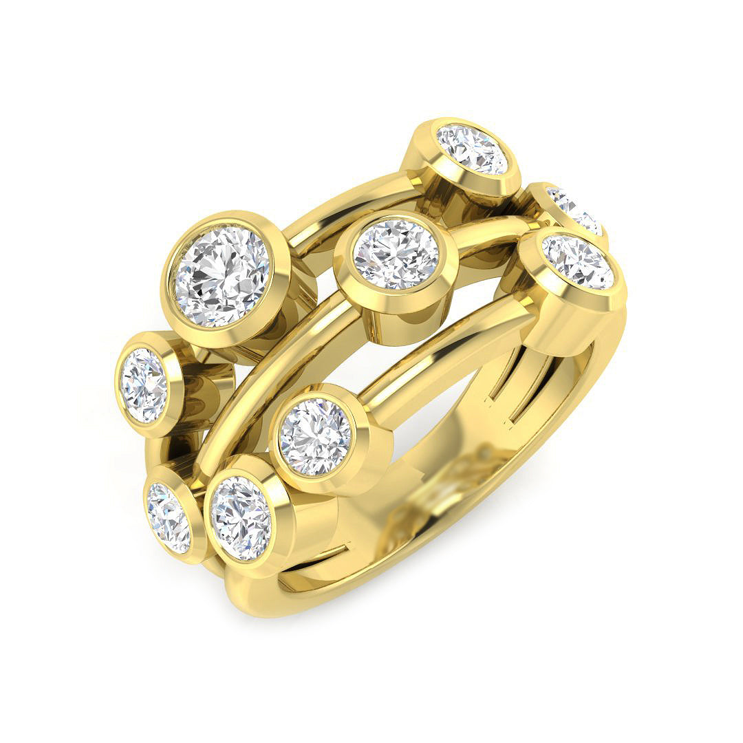 18ct Yellow Gold 1.43ct G SI2 Diamond Ring
