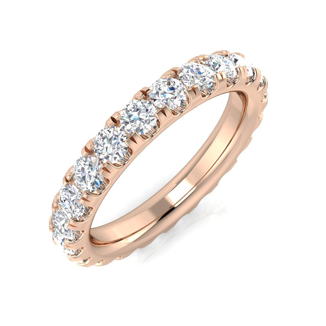 18ct Rose Gold 1.50ct G SI1 Diamond Ring