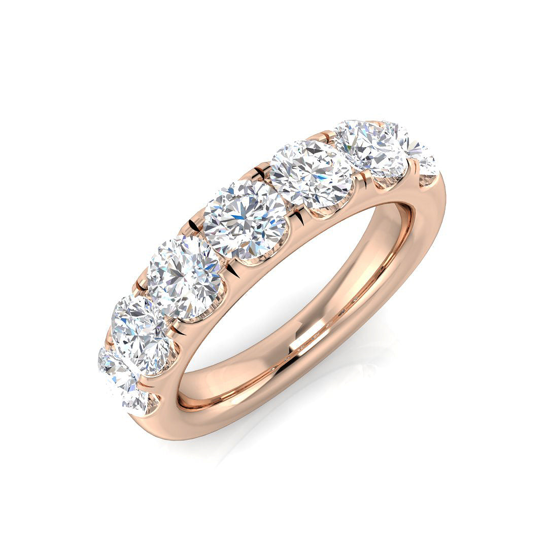 18ct Rose Gold 2.18ct G SI1 Diamond Ring