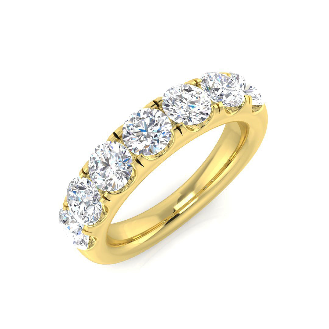 18ct Yellow Gold 2.18ct G SI1 Diamond Ring