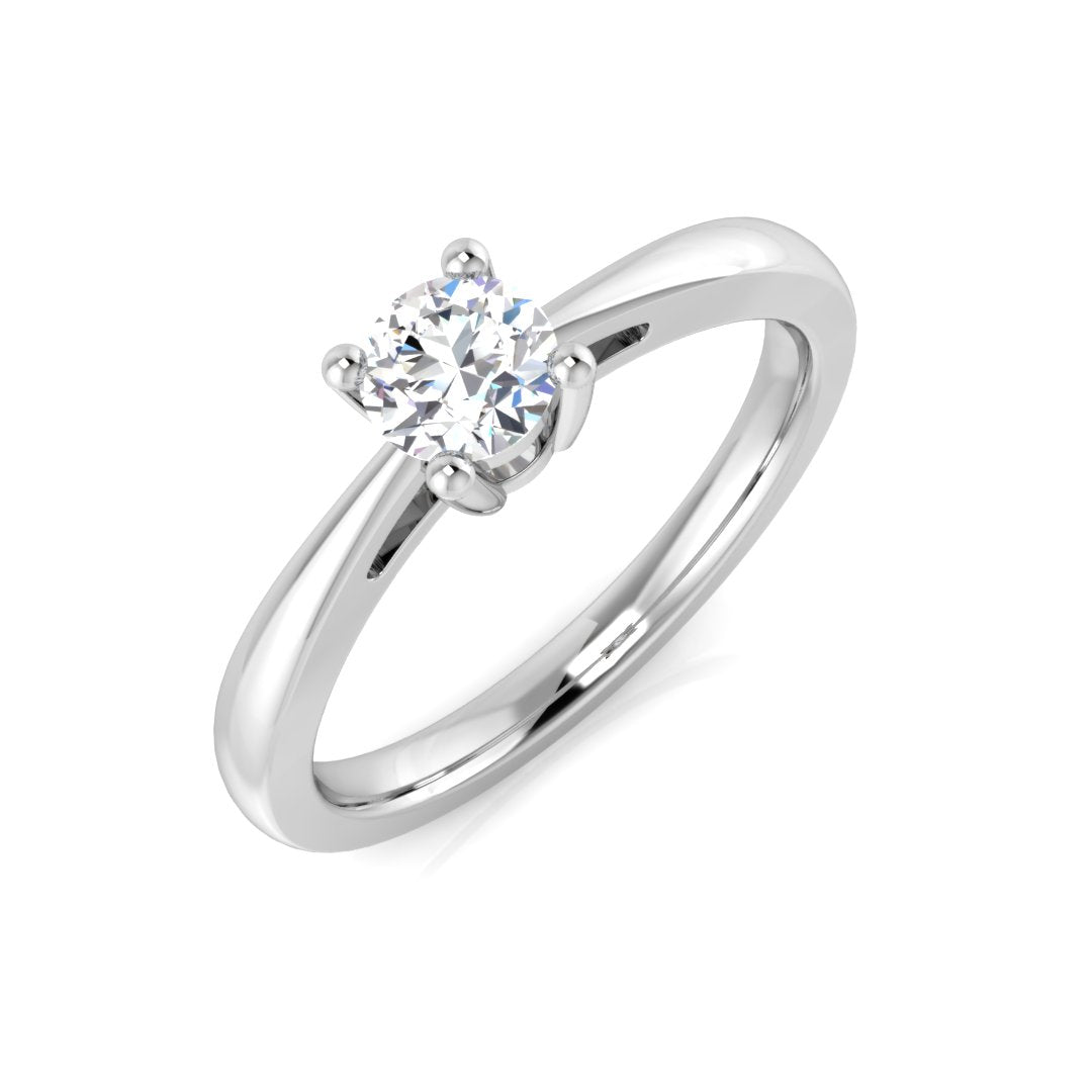 Platinum 0.32ct G SI2 Diamond Ring