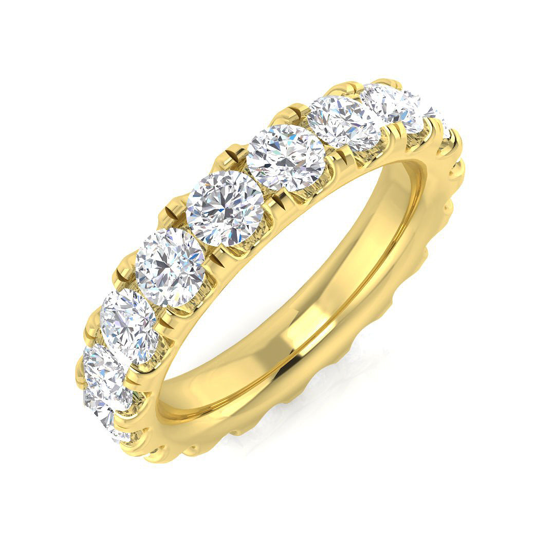 18ct Yellow Gold 3.20ct G SI1 Diamond Ring