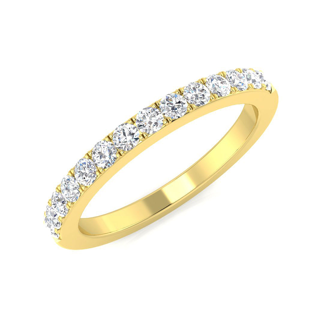 9ct Yellow Gold 0.35ct Laboratory Grown CVD Ring