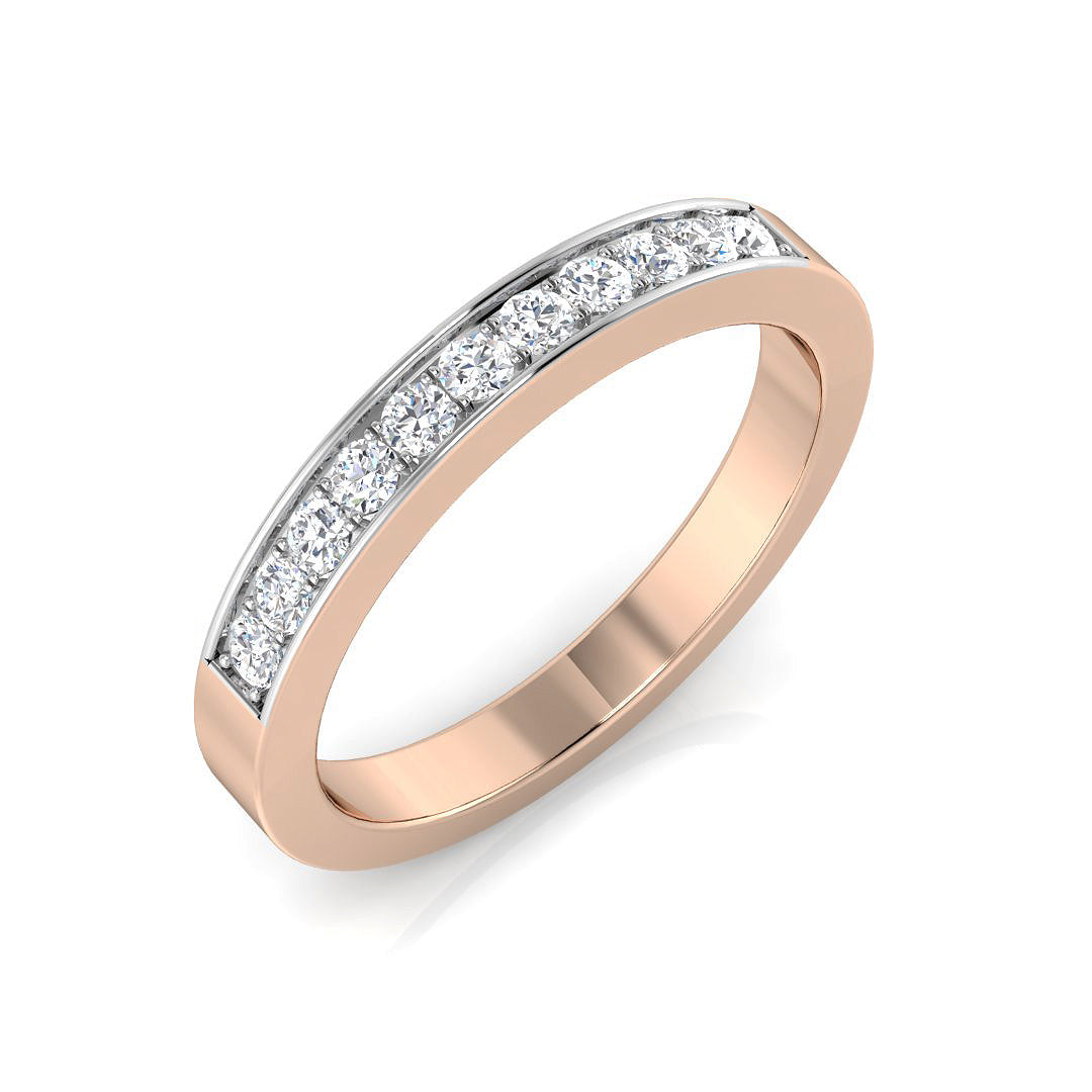 18ct Rose Gold 0.28ct G SI1 Diamond Ring