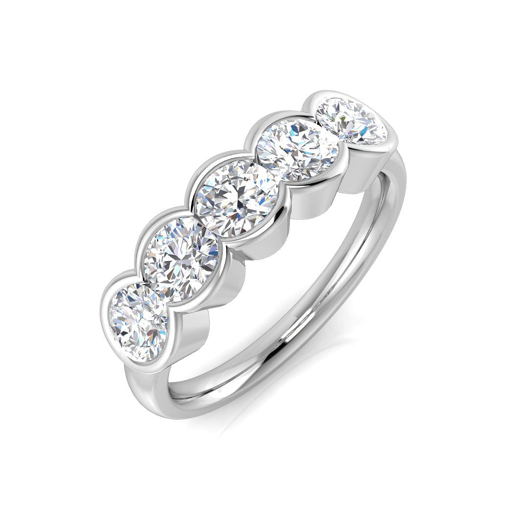 Platinum 1.26ct Laboratory Grown CVD Ring