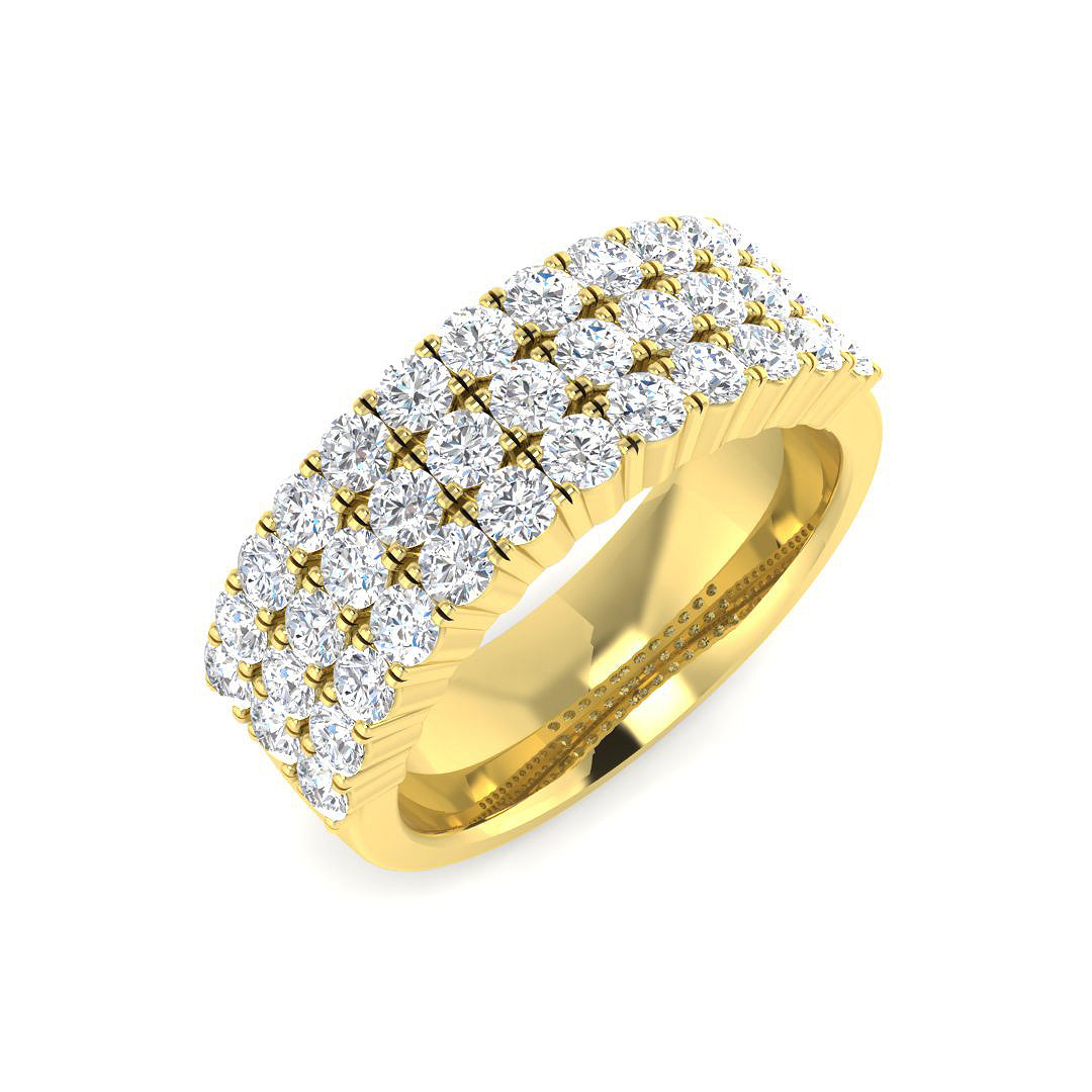 9ct Yellow Gold 1.24ct Laboratory Grown CVD Ring