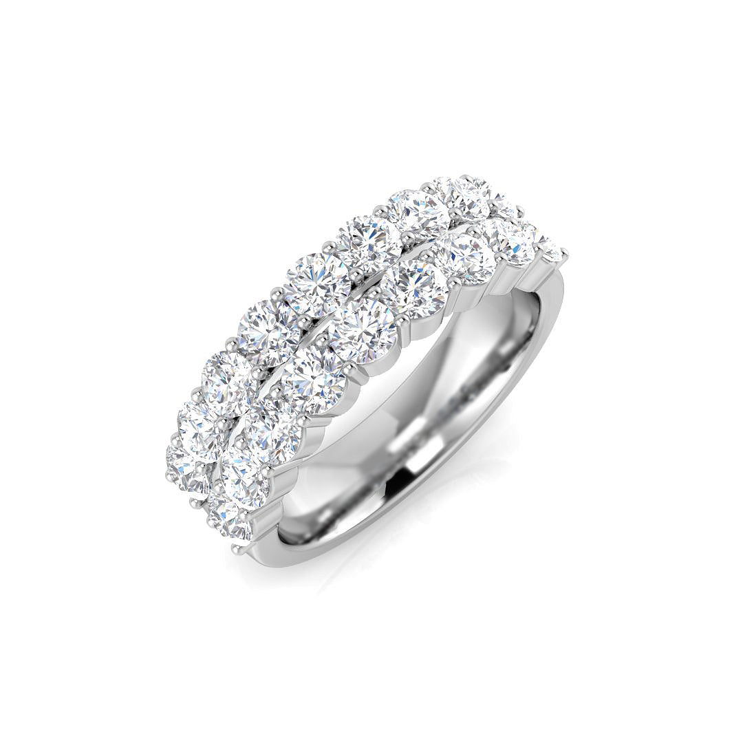 9ct White Gold 1.54ct Laboratory Grown CVD Ring