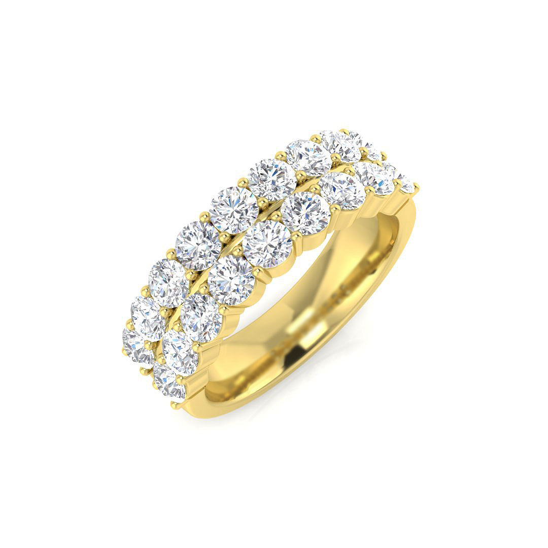 9ct Yellow Gold 1.54ct Laboratory Grown CVD Ring