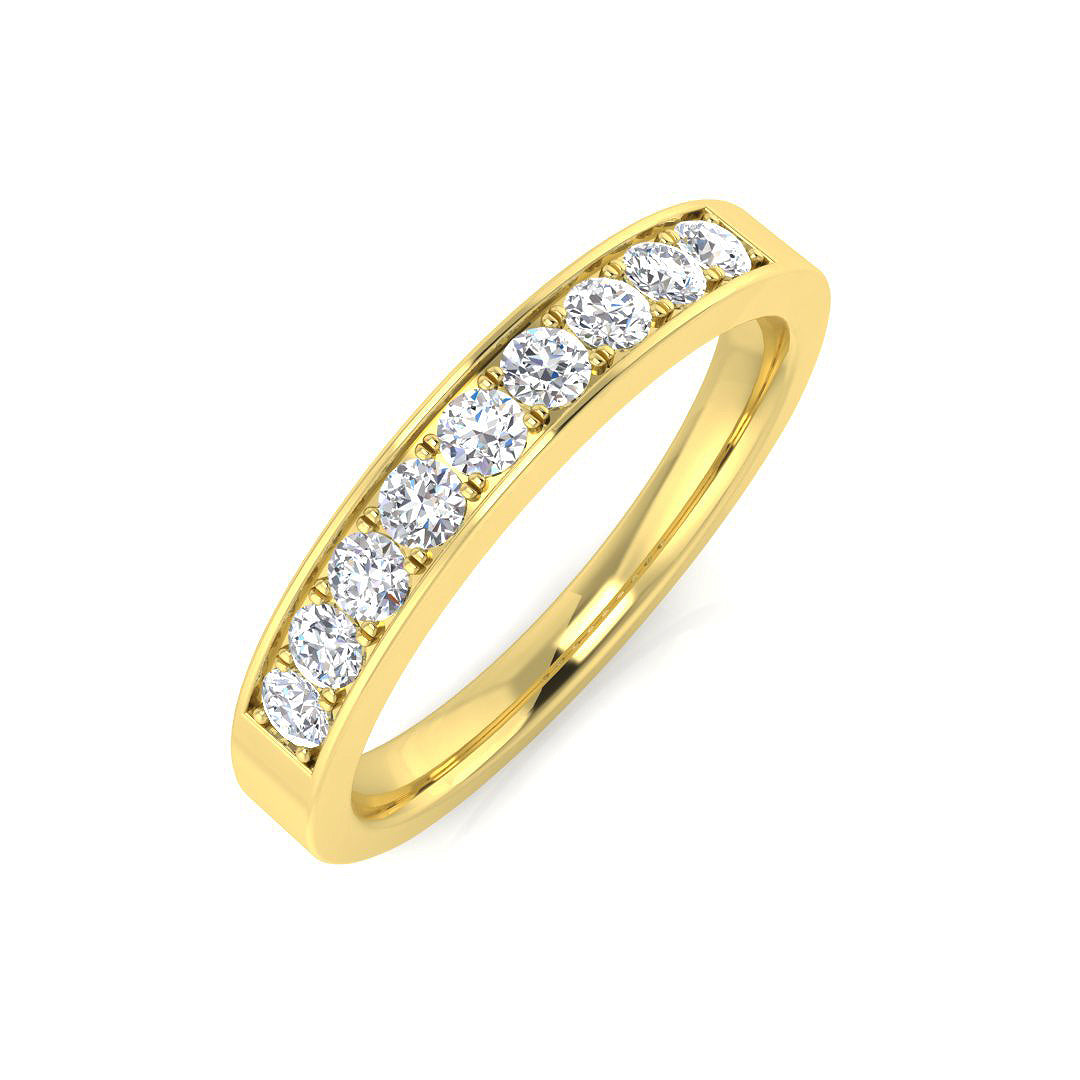 9ct Yellow Gold 0.48ct Laboratory Grown CVD Ring