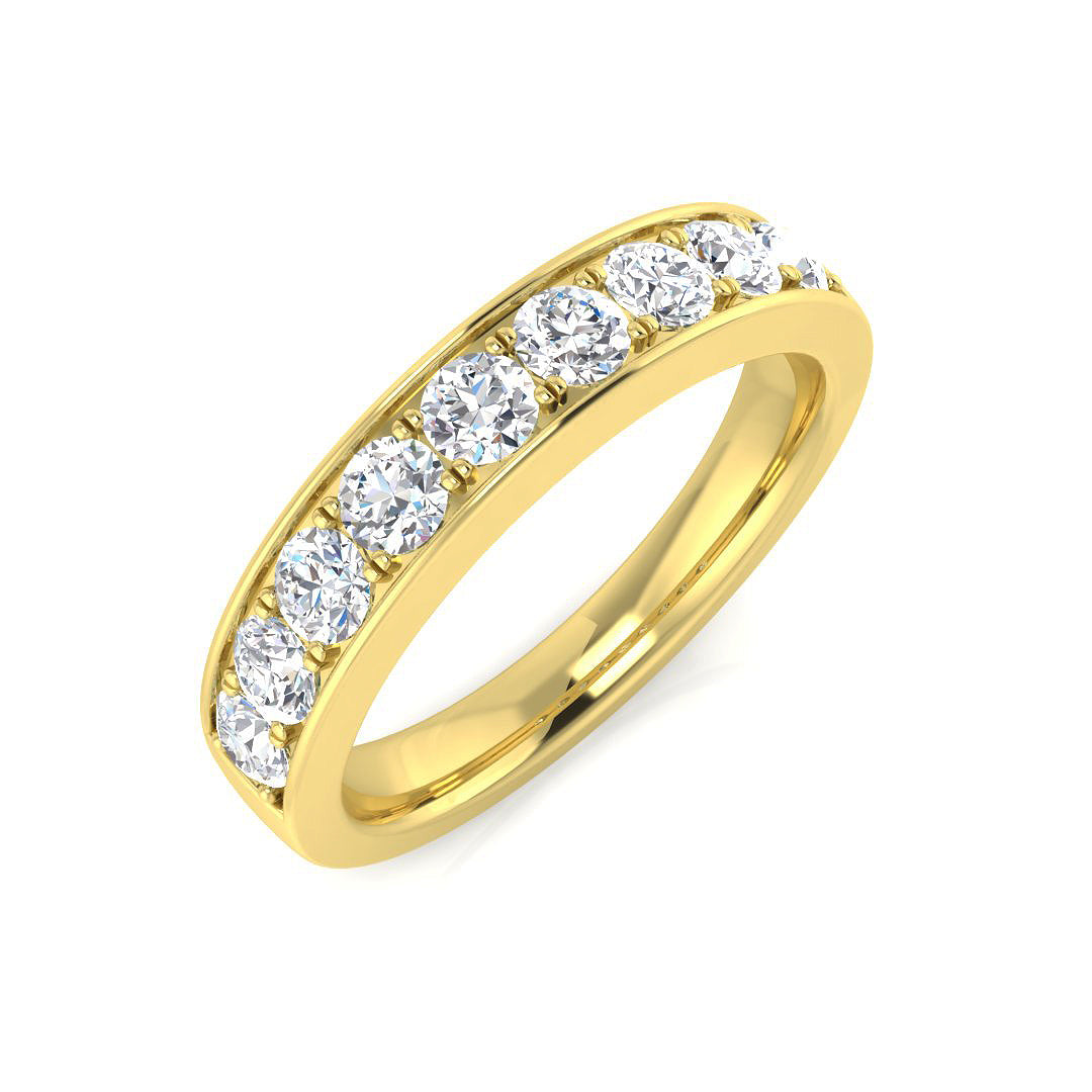 18ct Yellow Gold 0.73ct G SI2 Diamond Ring