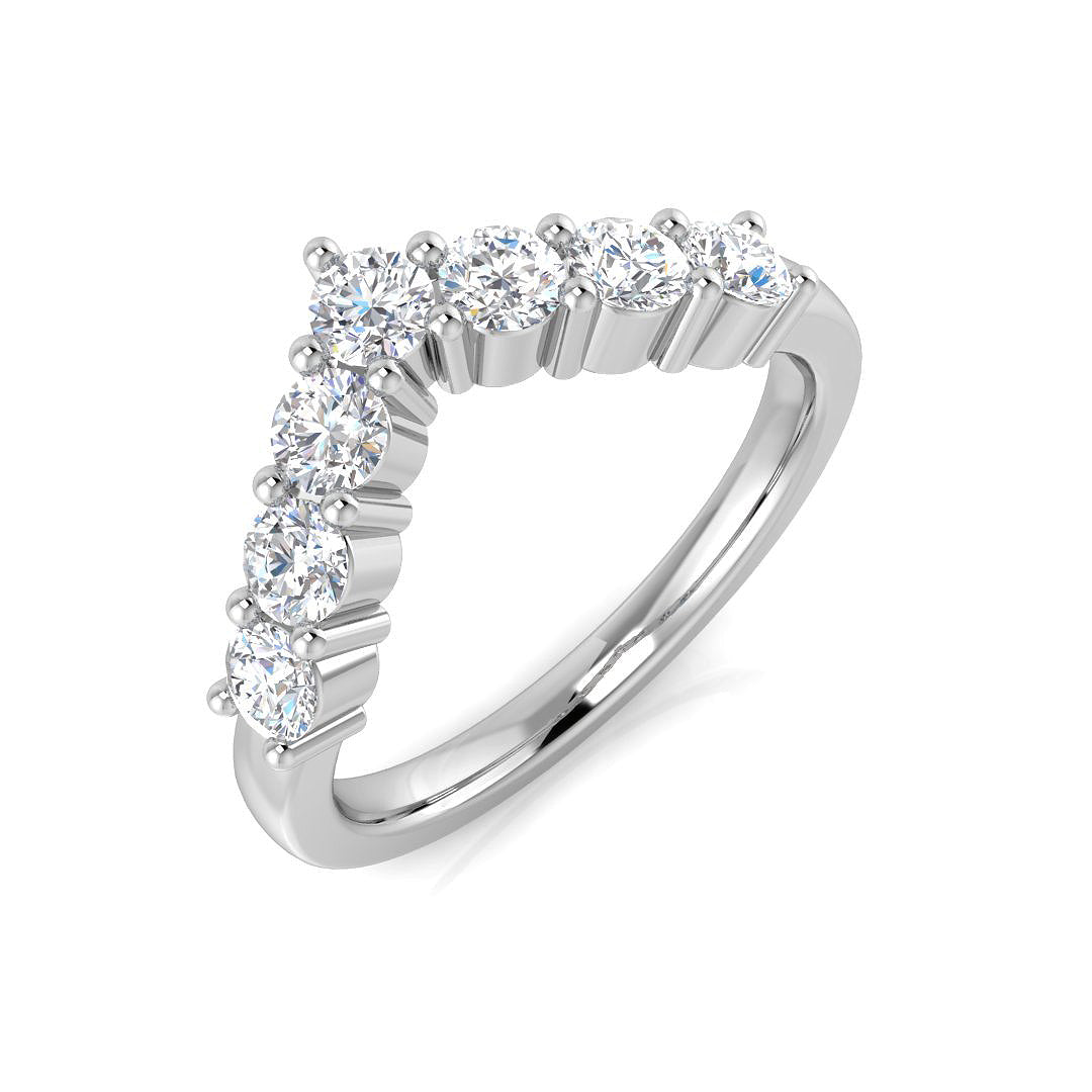 9ct White Gold 0.78ct G I1 Diamond Ring