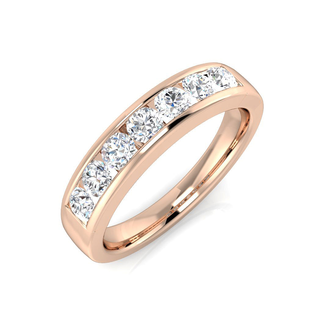 9ct Rose Gold 0.47ct G SI2 Diamond Ring