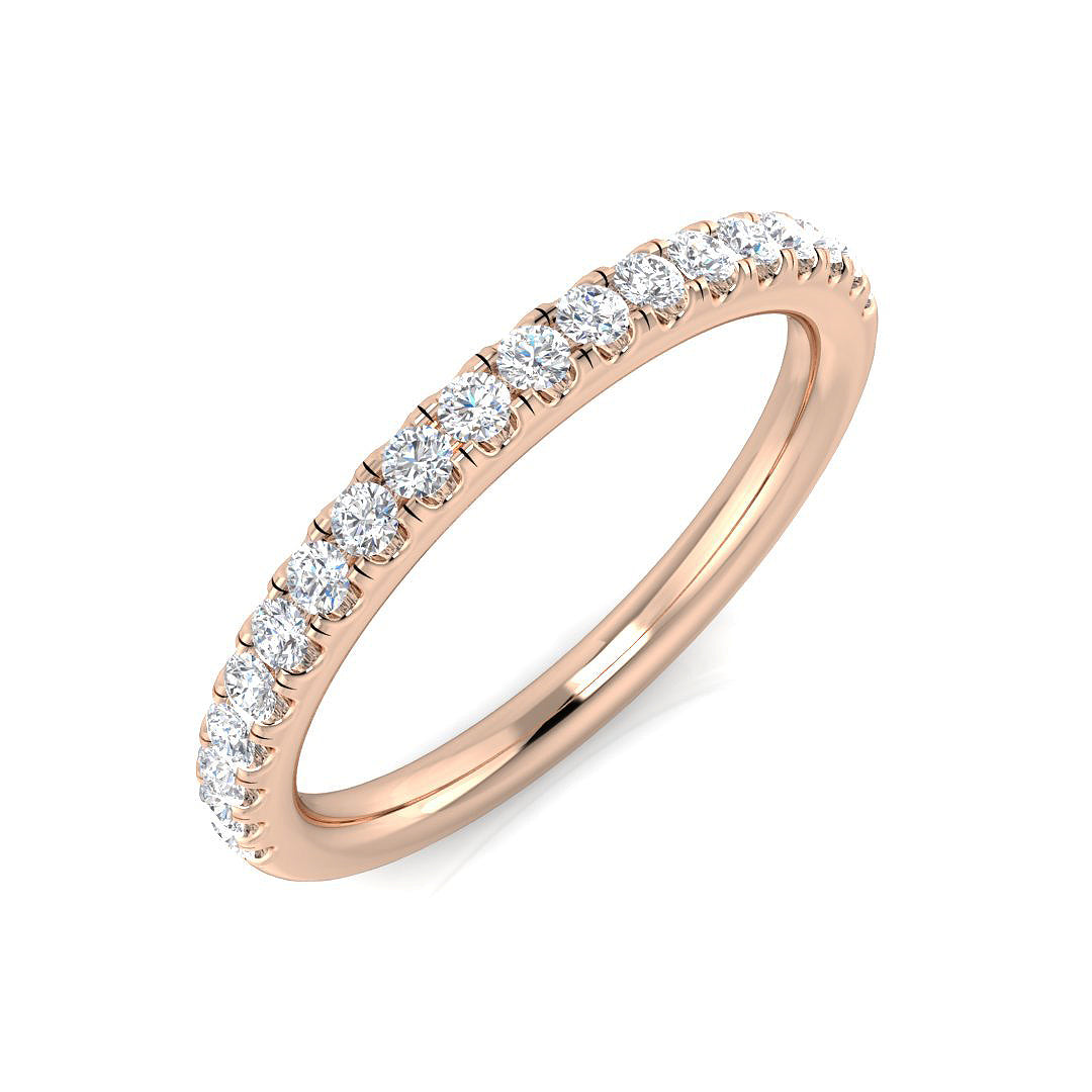 18ct Rose Gold 0.26ct G SI1 Diamond Ring
