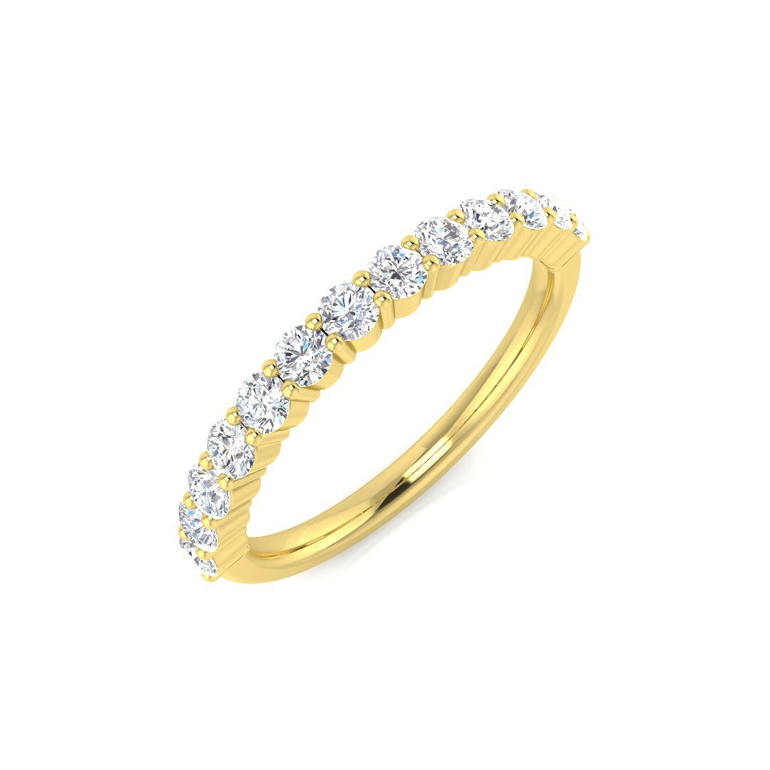 18ct Yellow Gold 0.54ct Laboratory Grown CVD Ring