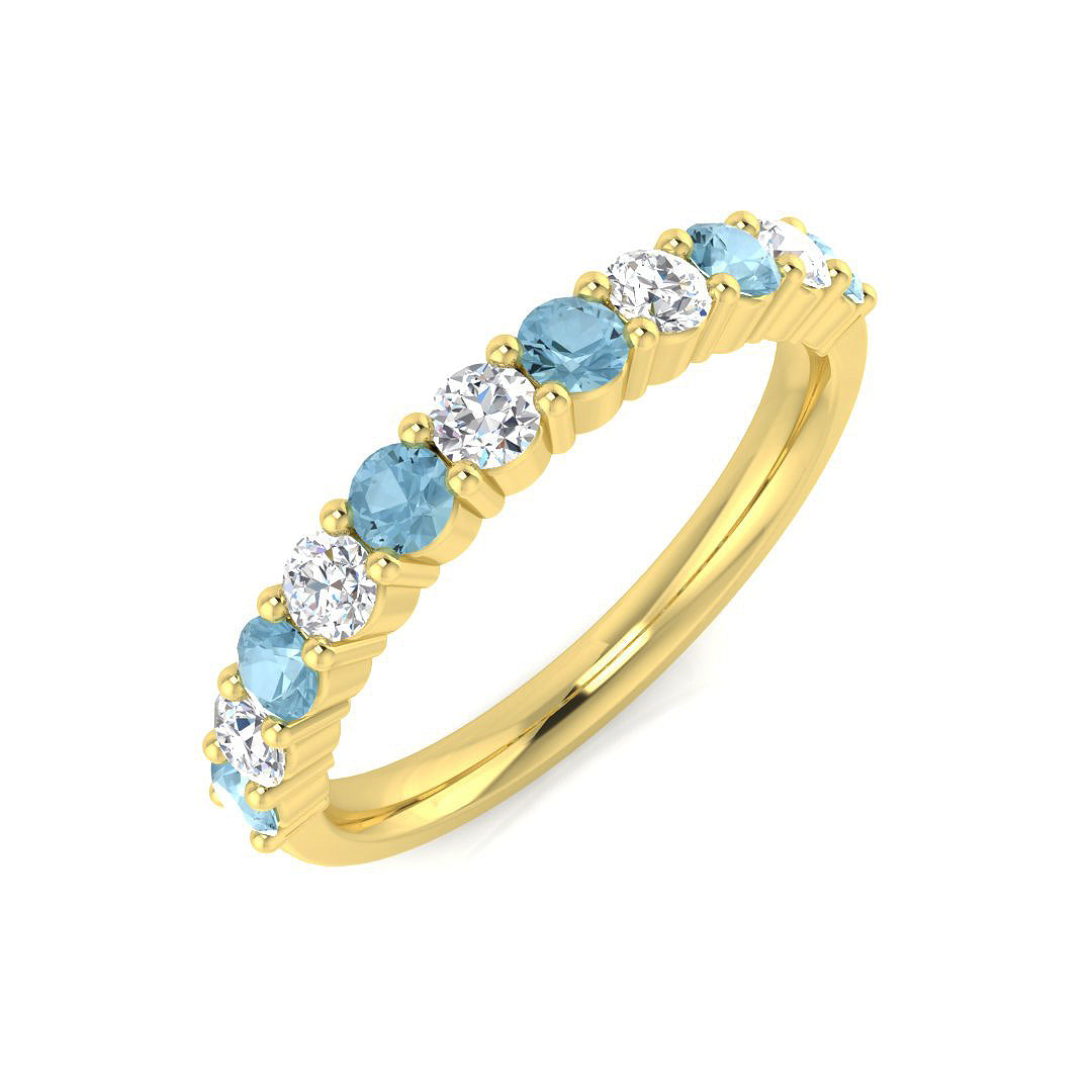9ct Yellow Gold 0.65ct G SI2 Diamond Ring