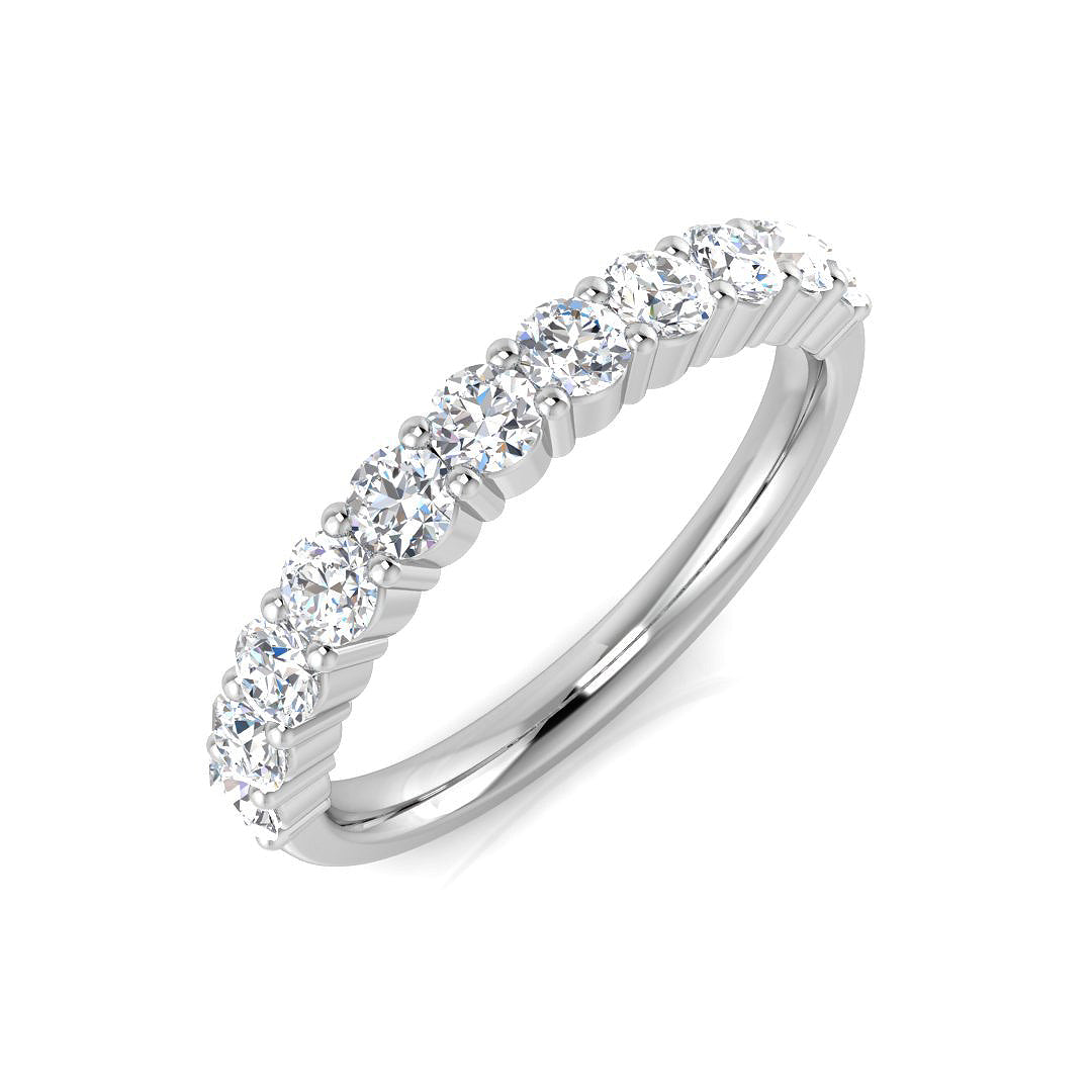 9ct White Gold 0.74ct Laboratory Grown CVD Ring