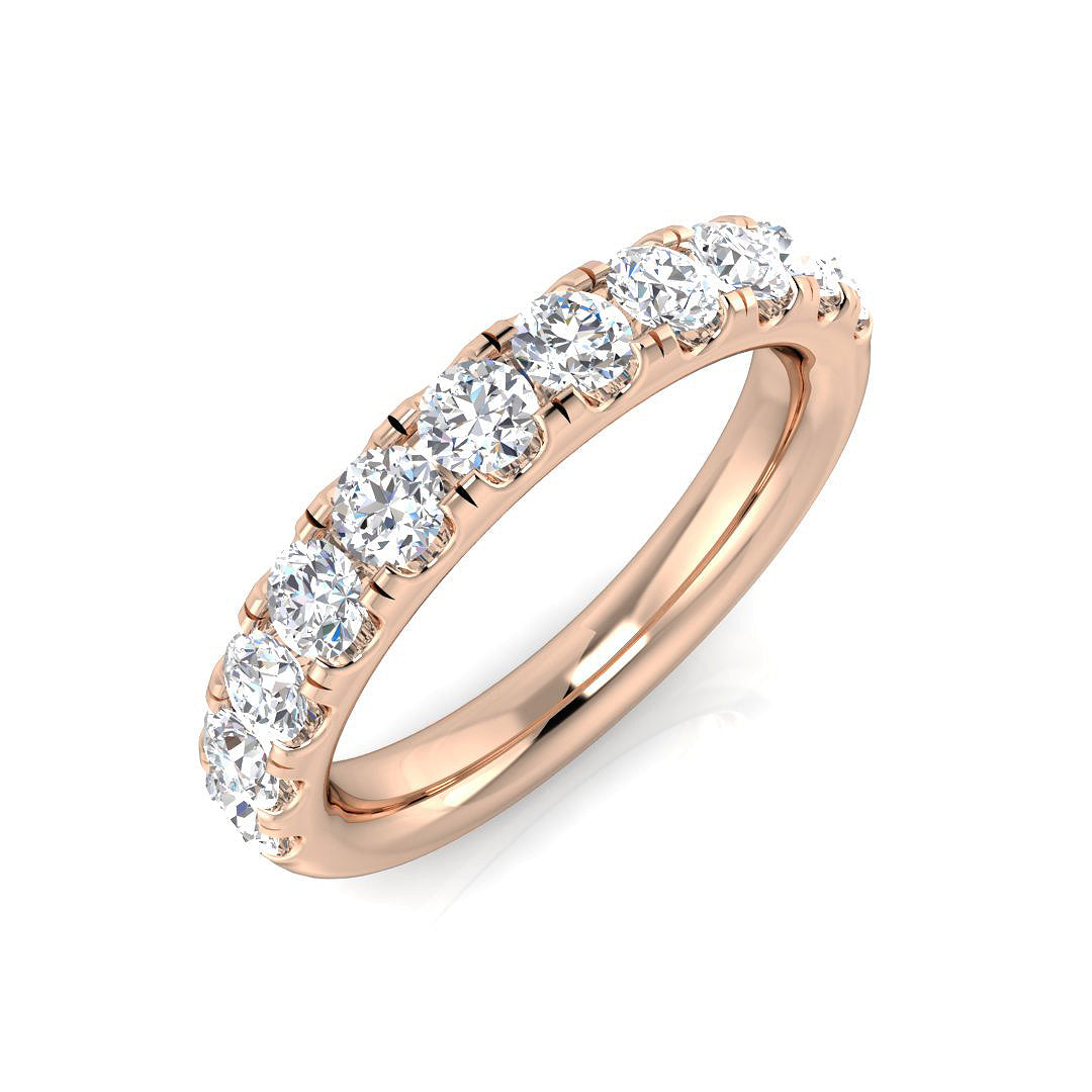 18ct Rose Gold 0.92ct G SI1 Diamond Ring