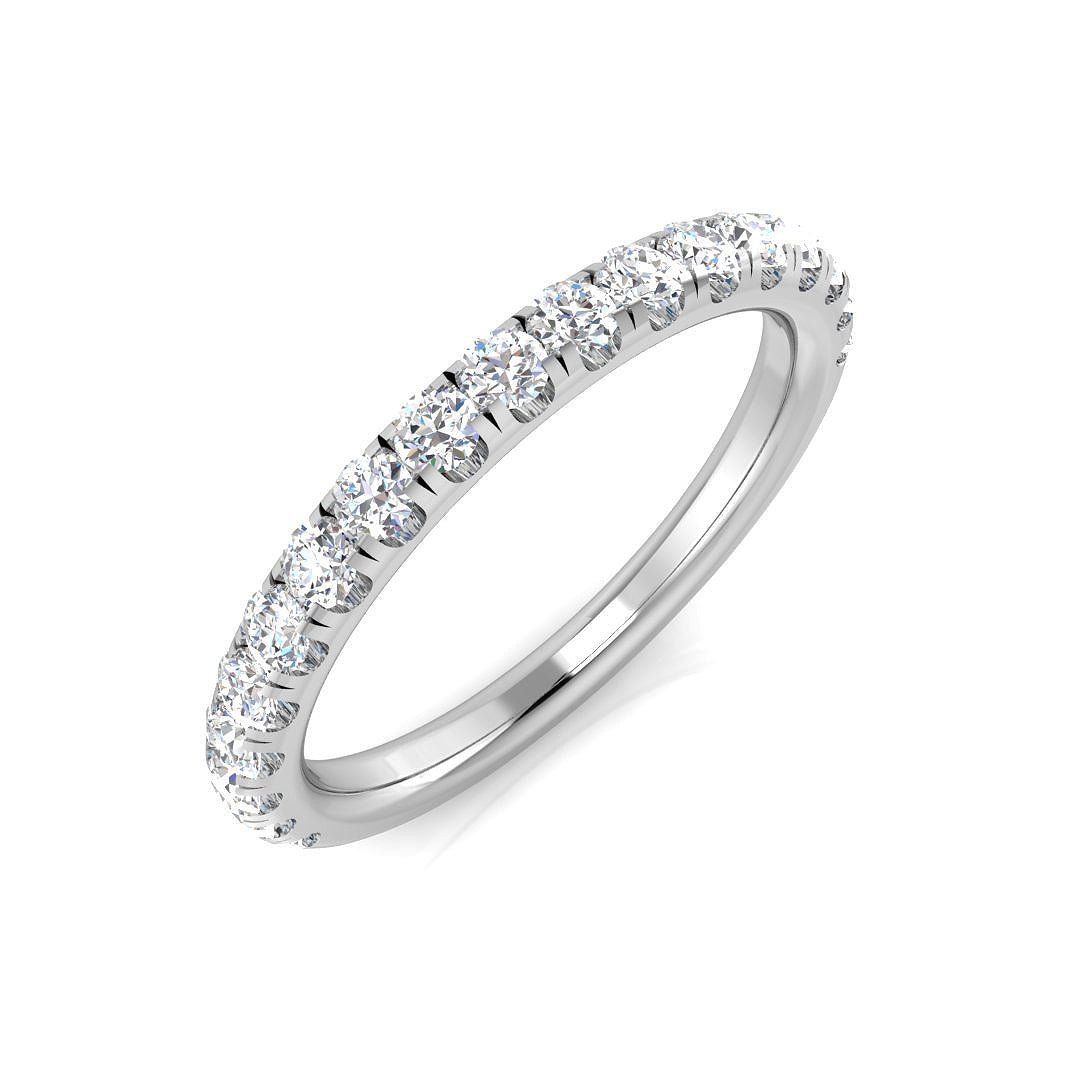 18ct White Gold 0.51ct G SI1 Diamond Ring