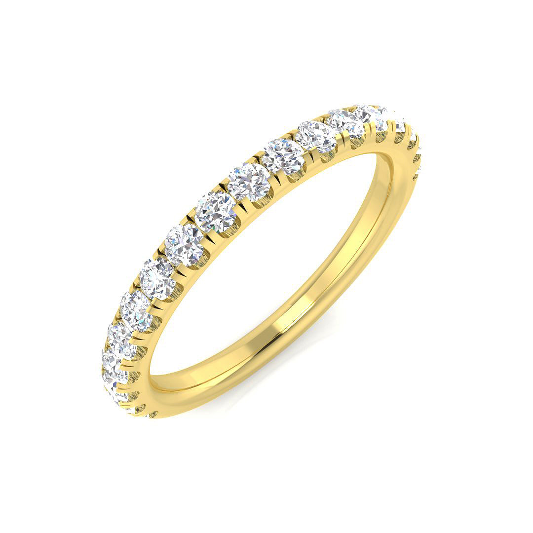 18ct Yellow Gold 0.51ct G SI2 Diamond Ring