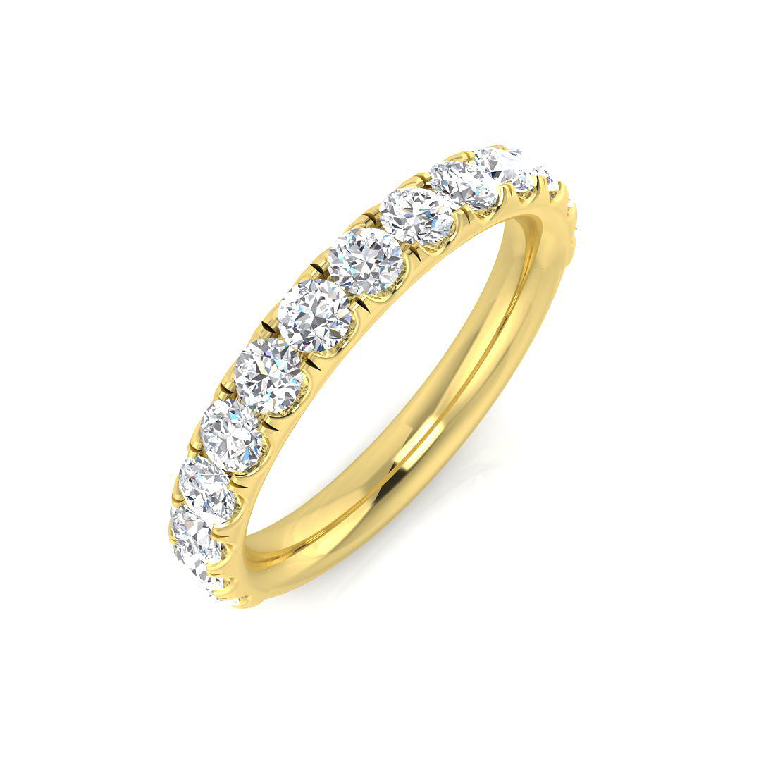 9ct Yellow Gold 1.00ct Laboratory Grown CVD Ring