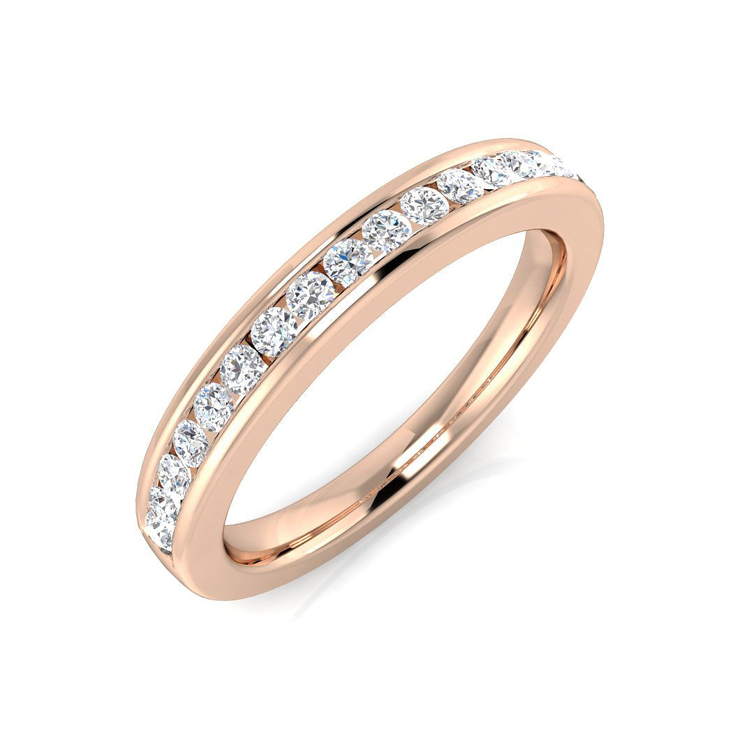 18ct Rose Gold 0.27ct G SI1 Diamond Ring