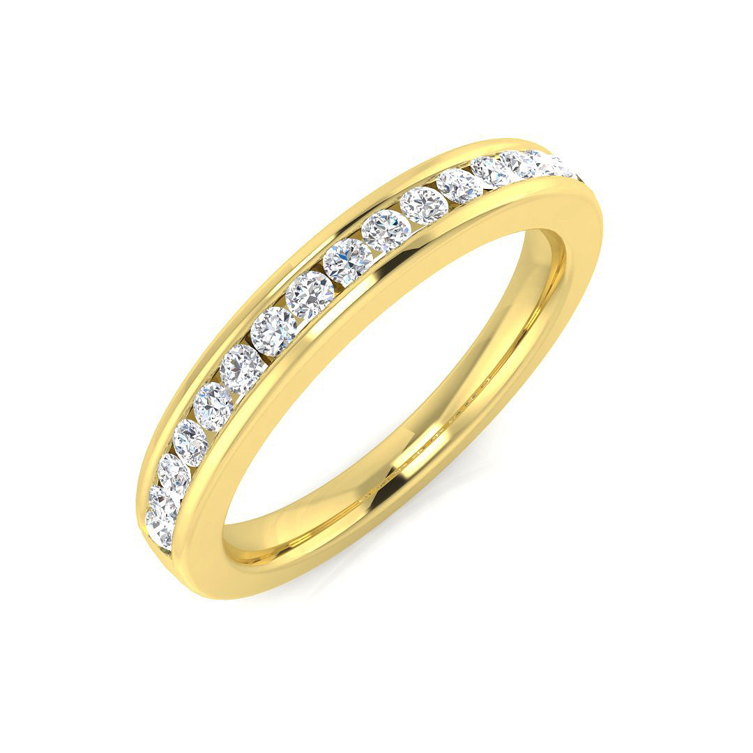 9ct Yellow Gold 0.27ct G SI2 Diamond Ring
