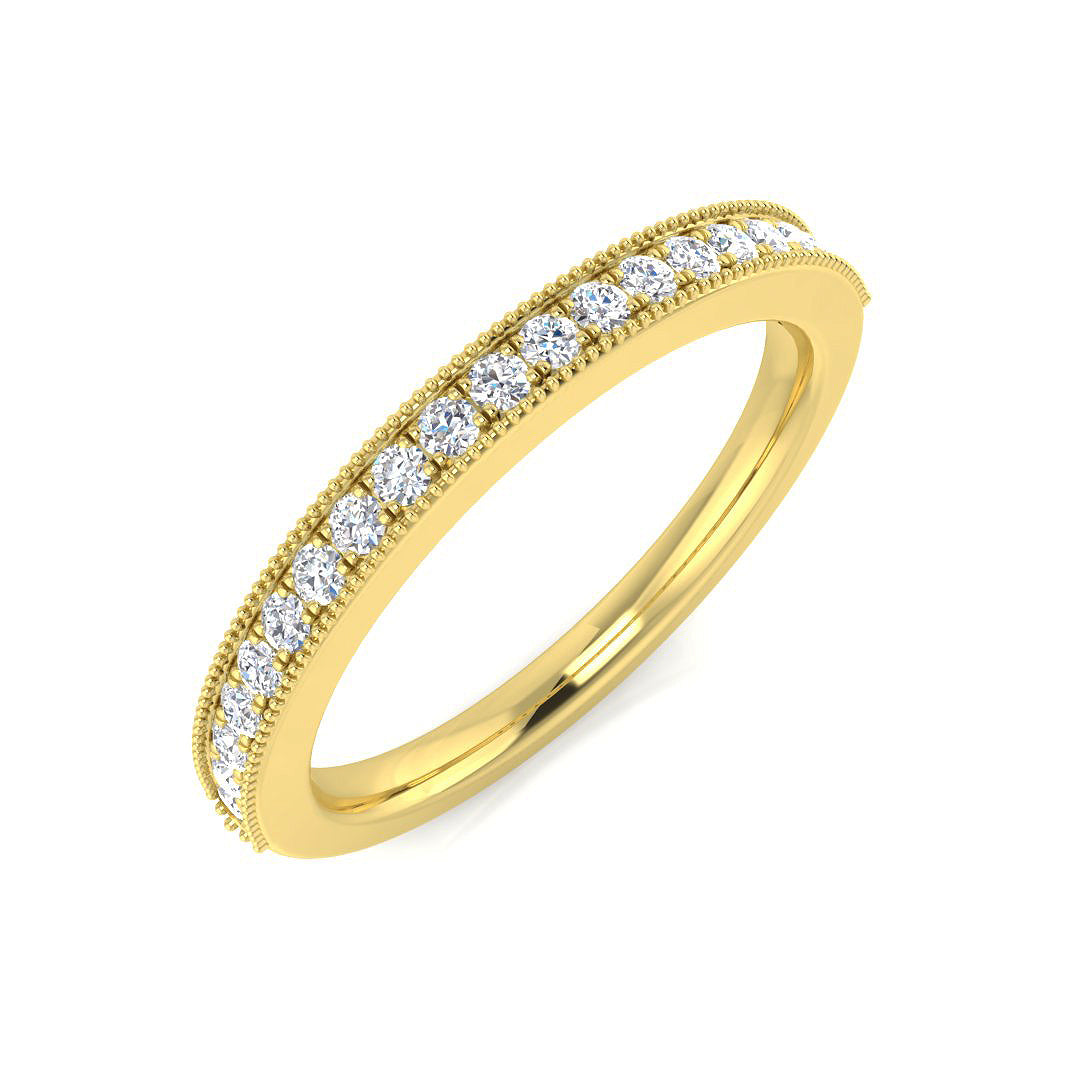 18ct Yellow Gold 0.19ct G SI1 Diamond Ring